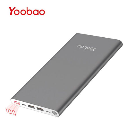 Yoobao A2 20000mAh Universal Power Bank Dual USB Output/Input Ultra Slim 14.5mm Li-Polymer Mobile Portable Battery Charger